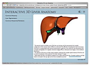screen capture of TEE standard view web page